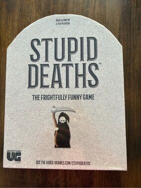 Stupid Deaths Board Game - The Frightfully Funny Game * New and Sealed